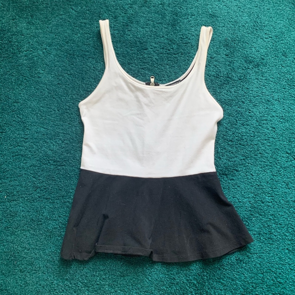 Express peplum tank top